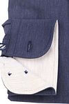 Camicia Suitable Herringbone Navy Product / Detail