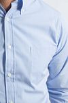 Camisa de rayas Steppin' Out en azul claro Model / Detail