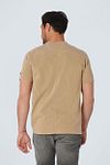Camiseta No Excess con botones caqui Model / Achterkant