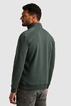 Cast Iron Half Zip Pullover Grün Model / Achterkant