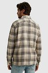 Cast Iron Overshirt w zieloną kratę Model / Achterkant