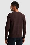 Cast Iron Pullover Heather Plated Braun Model / Achterkant