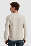 Cast Iron Pullover Heather Plated Ecru Model / Achterkant