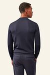 Cavallaro Milacio Turtle Neck Navy Model / Achterkant