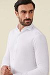 Cavallaro Piqué Shirt White Model / Detail