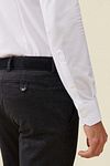 Cavallaro Piqué Shirt White Model / Detail