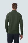 Chaleco jacquard No Excess verde oscuro Model / Achterkant