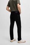 Czarne jeansy BOSS Delaware Model / Achterkant