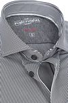 Pure Koszula functional w czarne paski Product / Detail