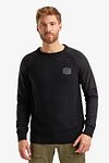 PME Legend Sweter dzianinowy Knit Sweat czarny Model / Voorkant