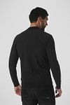 No Excess Sweter z dzianiny żakardowej czarny Model / Achterkant