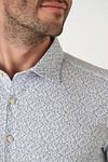 Camicia Desoto Timeless Elegance Print Blu Model / Detail