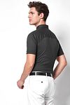 Desoto Shirt Short Sleeve Dark Grey 083 Model / Achterkant
