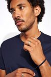 Desoto Solid T-Shirt Navy Model / Detail