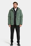 Didriksons parka Hilding ciemnozielona Model / Voorkant