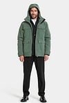 Didriksons Parka Hilding Donkergroen Model / Voorkant