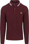 Fred Perry Longsleeve Polo Bordeaux 597 M3636-597 order online | Suitable
