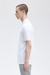 Fred Perry Poloshirt Hvid Model / Zijkant