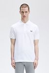 Fred Perry Poloshirt Wit Model / Voorkant