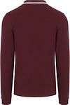 Fred Perry Langarm-Poloshirt Bordeaux 597 Product / Achterkant