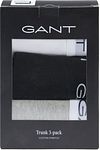 GANT Bóxer Trunk Negro Gris Blanco Pack De 3 Pares Verpakking