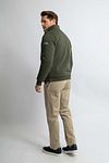 Gilet teddy Steppin' Out verde Model / Achterkant