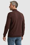 Golf Vanguard ze strukturalnej dzianiny brązowy Model / Achterkant