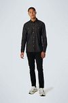 No Excess Skjorta i Antracit Denim Twill Model / Voorkant