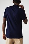 Granatowa koszulka polo Lacoste z piqué Model / Achterkant