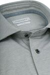 Profuomo Shirt Single Jersey Green Melange Product / Detail