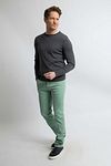 Steppin' Out Pants 5-pocket Johnson Sage Model / Voorkant