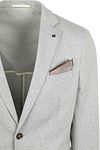 Suitable Sports Jacket Face Print Mist Grey Product / Detail