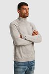 Cast Iron Rollneck Pullover Melange Grey Model / Achterkant