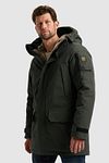 PME Legend Ice Pilot Parka i olivengrønt Model / Zijkant