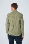 No Excess Overhemd Print Groen Model / Achterkant