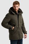 PME Legend Jas Tupular Olijfgroen Model / Zijkant