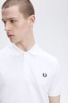 Fred Perry Poloshirt Hvid Model / Detail