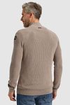 Jersey Vanguard con media cremallera en beige Model / Achterkant