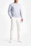 KING Essentials The John Pullover Merino jasnoszary Model / Voorkant