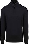 King Essentials The Michael Half Zip Pull Merino Noir KM111030003-C000T commander en ligne | Suitable