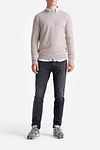 King Essentials The John Pullover Merino Beige Model / Voorkant