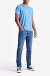 King Essentials The Steve T-Shirt Mid Blauw Model / Voorkant