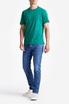 King Essentials The Steve T-Shirt Mid Groen Model / Voorkant