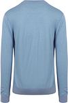 KnowledgeCotton Apparel Pullover Wol Lichtblauw Product / Achterkant