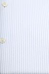 Koszula Suitable z diagonalu (twill) z podwójnym mankietem, we wzór, biała Product / Detail