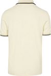 Koszulka polo Fred Perry z kontrastową lamówką M3600 w kolorze ecru 46A Product / Achterkant