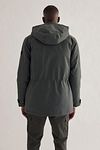 Kurtka Ecoalf Luena khaki Model / Achterkant