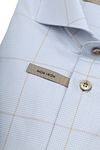 John Miller Shirt Check Light Blue Product / Detail