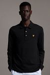 Lyle and Scott Sort Longsleeve Polo Model / Voorkant