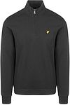 Lyle & Scott Sweat Halv Zip Sort ML2022V-Z865